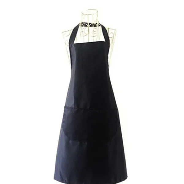 Hem Kök Enkel Snygg Ren Färg Förkläde - Orange