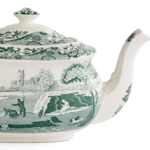 Kaffe- & Tekannor-Heritage Green Italian Tekanna, 1,1L - Spode