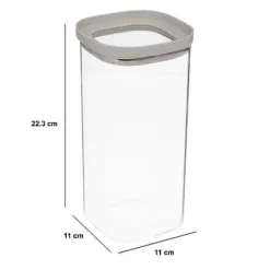 Förvaringsburkar-Hermet 1,6l förvaringsburk med beige lock