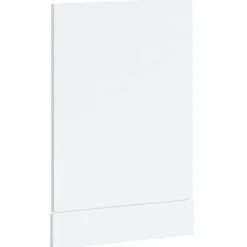 Diskmaskiner-Högglans vit diskmaskinspanel i konstruerat trä | Storlek: 45x1,5x67 cm