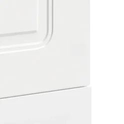 Diskmaskiner-Högglans vit diskmaskinspanel i konstruerat trä | Storlek: 45x1,5x67 cm