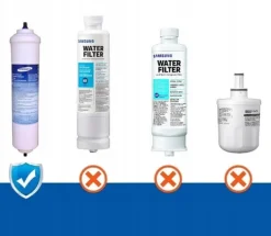 Högkvalitativ uppsättning med 2 ersättningsfilter för Samsung DA29-10105J HAFEX/EXP kylskåp / 2 x Water filter cartridge for refrigerator