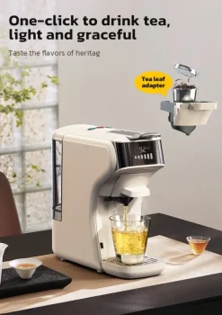 Kaffemaskiner & Espresso-Hibrew H1B 6-i-1 kapselbryggmaskin med 20 bar högtryckspump och OPV-tryckavlastningsventil, interaktiv pekskärm – vit