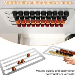 Köksorganiserare-Hållare i Rostfritt Stål för Nespresso-Kapslar