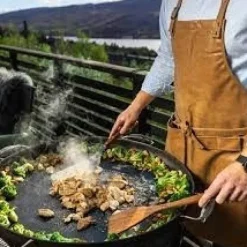 HÄLLMARK TRÄSPATEL 40 CM + TRÄSLEV 40 CM , stekspade trä, slev trä