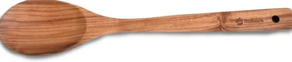 HÄLLMARK TRÄSPATEL 40 CM + TRÄSLEV 40 CM , stekspade trä, slev trä