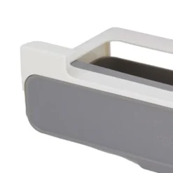 Köksorganiserare-Hängande kryddhylla med stor kapacitet för kryddflaskor för kök - stansfri och utdragbar förvaringslösning