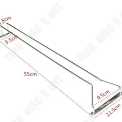 Vinglashängen-Hängande mugghållare - TEKNISK RABATT - Enkellager 55CM - 304 Rostfritt stål - Snygg - Hållbar