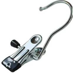 Hängare med klämma Rostfritt stål 10-pack