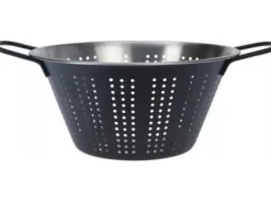 Home Styling Collection Durkslag av metall i rostfritt stål, bekväma handtag, Ø 22 cm