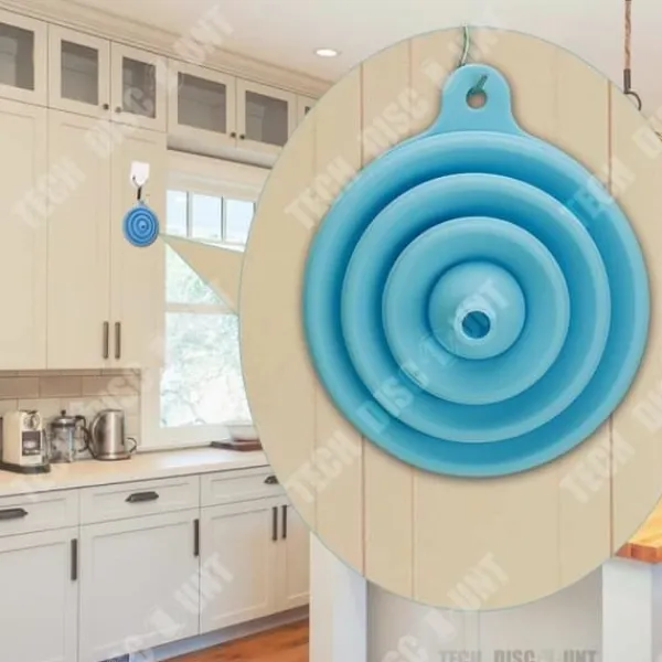 Hopfällbar blå silikon Kökstratt Mat Multifunktionsölflaska Kulinariska tillbehör Gör-det-själv kosmetika