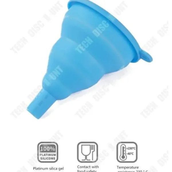 Hopfällbar blå silikon Kökstratt Mat Multifunktionsölflaska Kulinariska tillbehör Gör-det-själv kosmetika