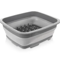 Hopfällbar diskställ i silikon 37x31,5x14,5 cm