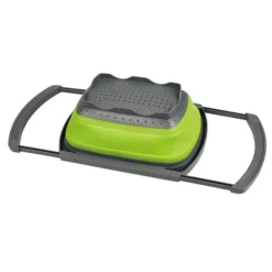 Hopfällbar durkslag silikon för vasken / diskhon