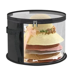 Hopfällbar hattförvaringsväska med handtag