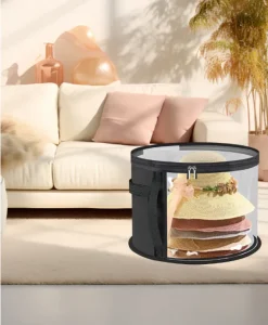 Hopfällbar hattförvaringsväska med handtag