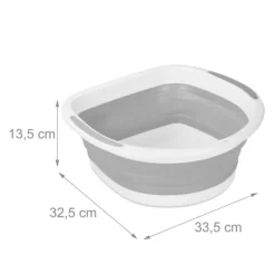 Hopfällbar sil, 13,5x33,5x32,5 cm