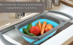 Hopfällbar silikonsil med utdragbara handtag