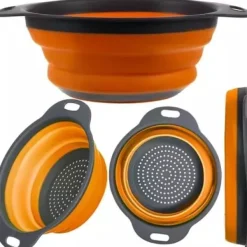 Hopfällbart Durkslag – Platsbesparande i Köket