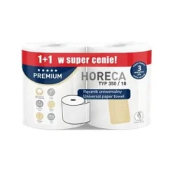 Pappershanddukar-HORECA PREMIUM Universalhandduk typ 350/18 2 rullar 3-lagers