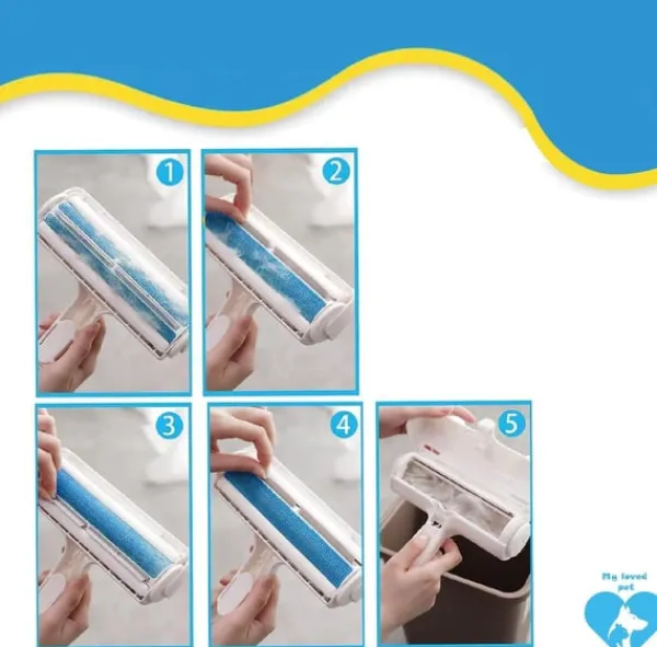 Tvättutrustning-Hårborttagare katt-och hundhår - Roller