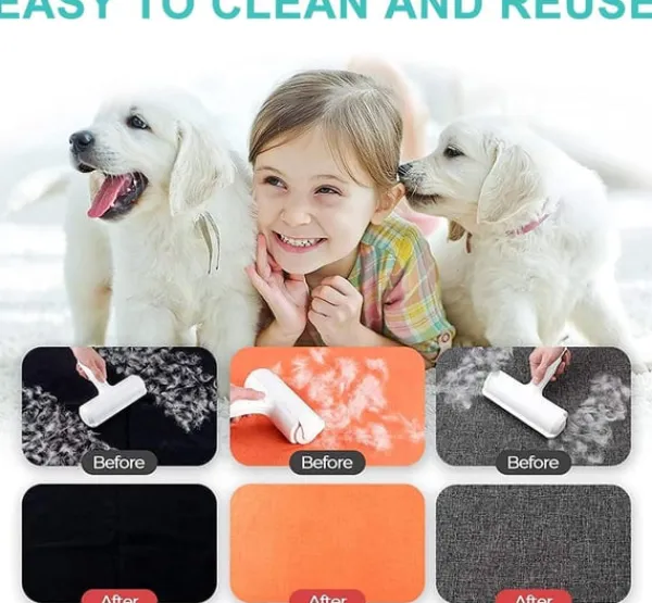 Tvättutrustning-Hårborttagare katt-och hundhår - Roller