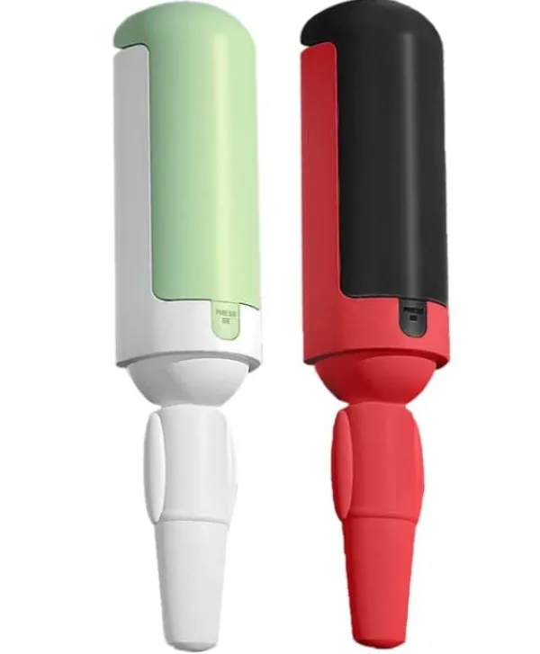 Tvättutrustning-Hårborttagningsrulle för husdjur - vit och röd