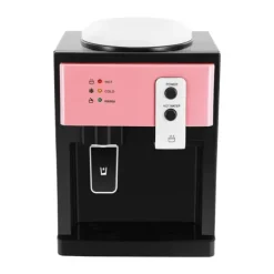 Vattenkylare-HS-09 - Bordsmodell vattendispenser/vattenkylare - Varm & kall - Avtagbar design - 550W värme, 75W kyla - PP & 304 rostfritt stål - Rosa