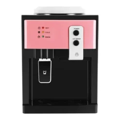Vattenkylare-HS-09 - Bordsmodell vattendispenser/vattenkylare - Varm & kall - Avtagbar design - 550W värme, 75W kyla - PP & 304 rostfritt stål - Rosa