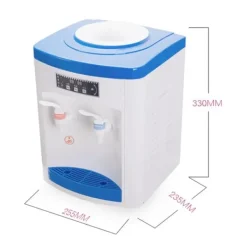 HS-02 vattenautomat, varm & kall, avtagbar universalhållare, för 5–18 L dunk, vit