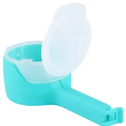 Hushållsbärbar matförvaringspåseklämma Rese-snacksförseglingsklämma Köksredskap Tillbehör Blå