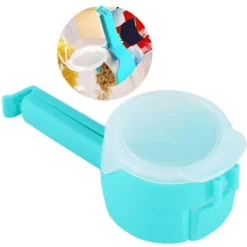 Hushållsbärbar matförvaringspåseklämma Rese-snacksförseglingsklämma Köksredskap Tillbehör Blå