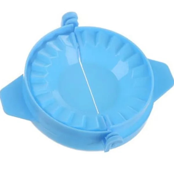 Hushållsdumpling Making Form Högeffektiv Manuell Dumpling Maker Köksprylar Verktyg Blå