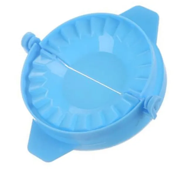 Hushållsdumpling Making Form Högeffektiv Manuell Dumpling Maker Köksprylar Verktyg Blå