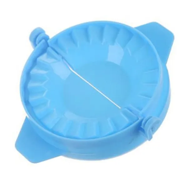 Hushållsdumpling Making Form Högeffektiv Manuell Dumpling Maker Köksprylar Verktyg Blå