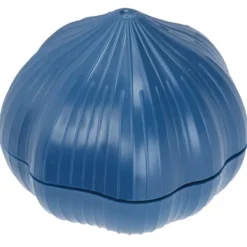 Hushållsmanuell Vitlökspress Vitlöksmosare Malverktyg Köksredskap Mörkblå