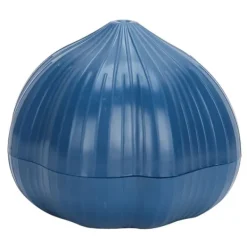 Hushållsmanuell Vitlökspress Vitlöksmosare Malverktyg Köksredskap Mörkblå