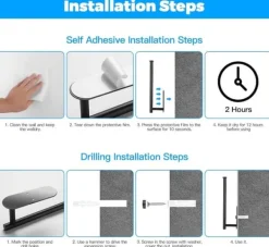 Hushållspappershanddukshållare i rostfritt stål - 1 st