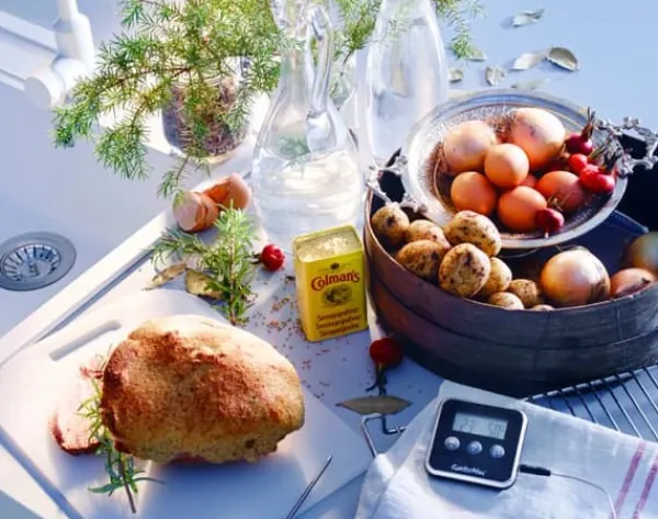 Gastromax Hushållsterm/ugnstermometer m timer, digital