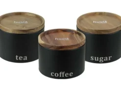 Tillbehör Till Matförvaring-HUSLA KITCHEN TOWERS svart 73949