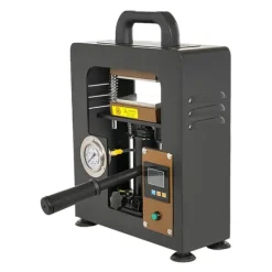 Ångpressar-Hydraulisk värmepressmaskin, 5 ton tryck, dubbel värmeplatta