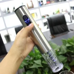 I® Elektrisk vinflasköppnare Rostfritt stål Elektrisk flasköppnare Automatisk vinflasköppnare