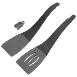 3-i-1 kökstång i silikon för grillning - Värmebeständig låsbar mattång