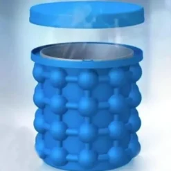 Ice Cube Maker Ice Cube-bricka Silikonformar Ice Hink Ice Cube Maker 2 i 1 Ice Cube Silikonformar Ishink Ice Cube Ma@H4