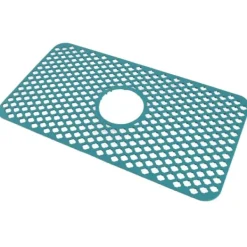 Ihålig isolerad diskbänksmatta halkfri multifunktionell stor storlek silikon diskbänksmatta skydd grön