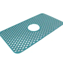 Ihålig isolerad diskbänksmatta halkfri multifunktionell stor storlek silikon diskbänksmatta skydd grön