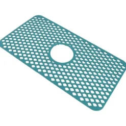 Ihålig isolerad diskbänksmatta halkfri multifunktionell stor storlek silikon diskbänksmatta skydd grön