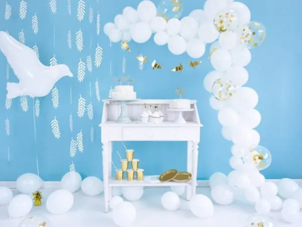 IHS tårtdekoration, guld, 22 cm