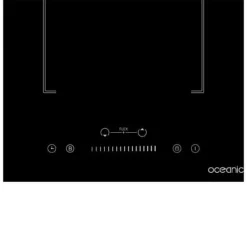 Inbyggd induktionsdomino - OCEANIC - OCEATI2Z2BF - 2 brännare med flexibel zon - 3600 W - Svart