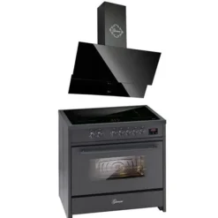 Spisar-Induktionshäll - GURARI - E 913 BL - 90 cm - 121L - 5 induktionszoner med booster